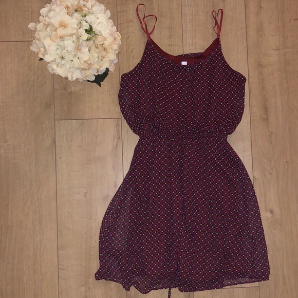 Red Pattern Dress - Picture 1 of 2
